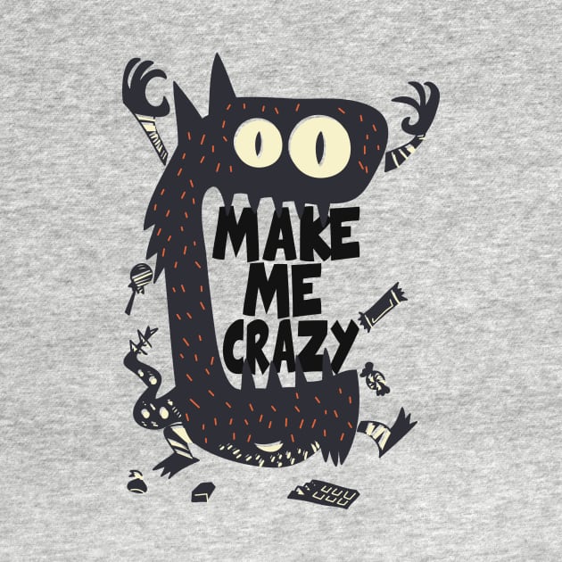 Crazy cat by D3monic